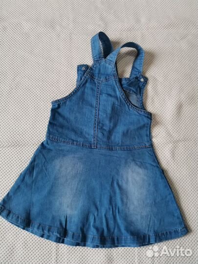 Джинсовый сарафан для девочки