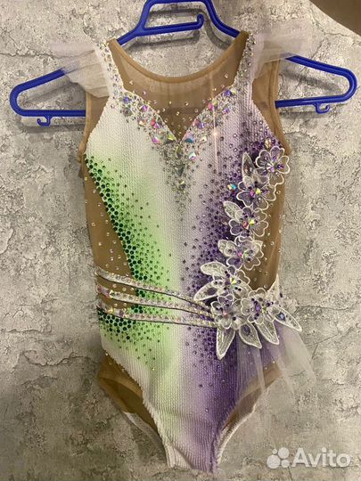 Купальник гимнастический для выступлений 128