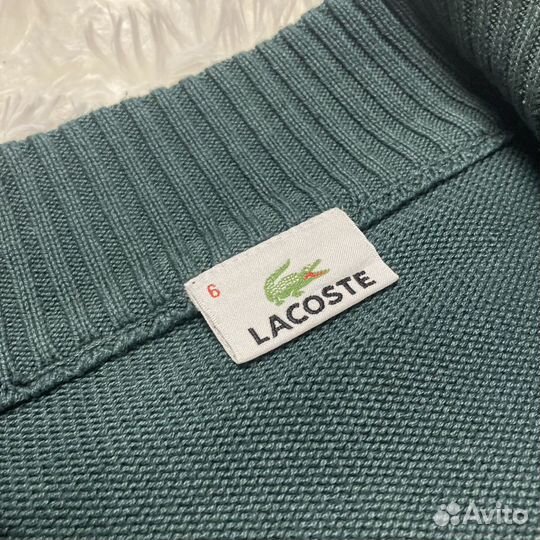 Lacoste свитер на молнии оригинал