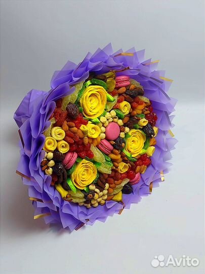 Съедобный букет/ Букет на выпускной / сухофрукты