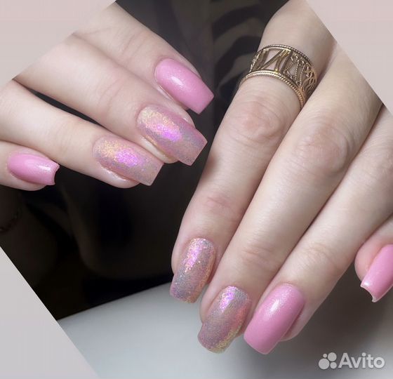 Наращивание ногтей, педикюр