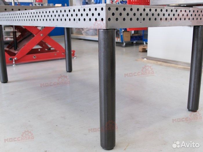 Слесарно-сборочный стол power RED, 2*1