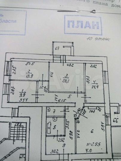 4-к. квартира, 113 м², 10/10 эт.
