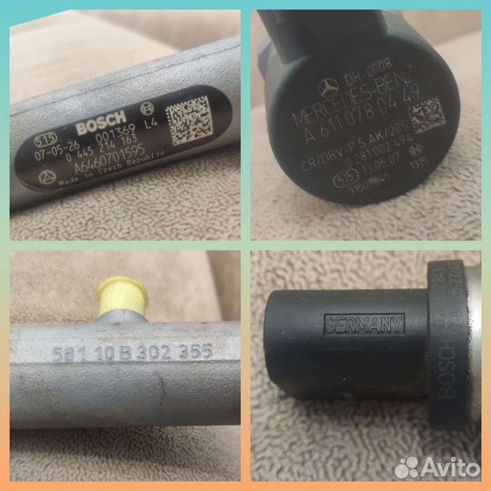 Топливная рейка Mercedes E-klase 2.2 cdi 2003-2007