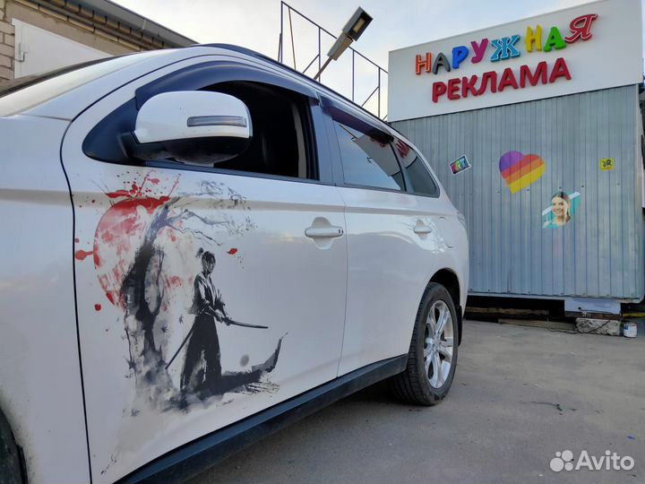 Оклейка Авто Реклама на Заднее Стекло Воронеж