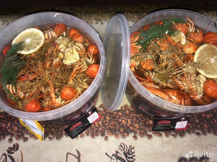 Живые и вареные раки с доставкой