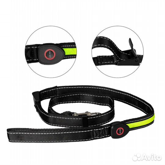 Ошейник светодиодный собачий