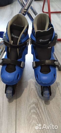 Роликовые коньки раздвижные 30-33 с сумкой