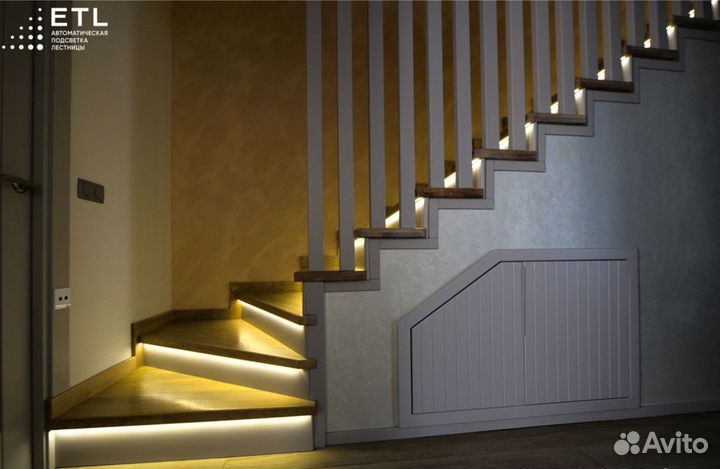 Подсветка лестницы с датчиками движения