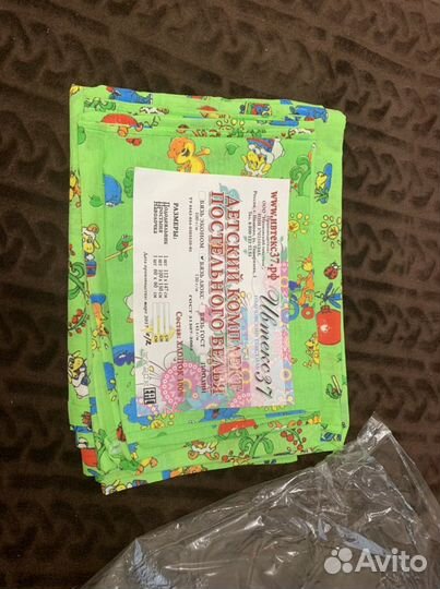 Комплект детского постельного белья новый