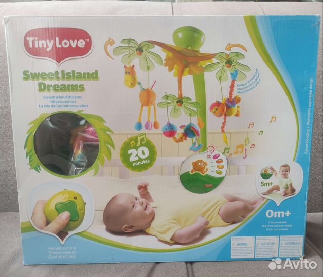 Мобиль на кроватку Tiny love Остров сладких грез