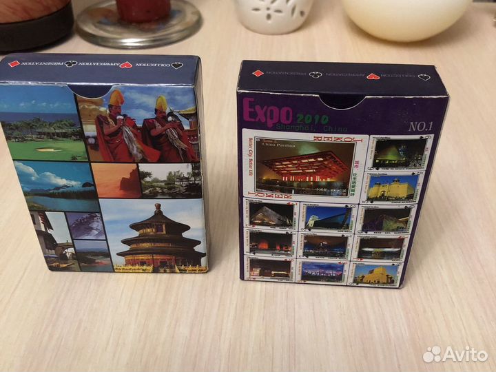 Карты игральные с изображением Китая