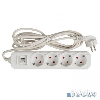 EKF UBA16-2USB-4-02i Удлинитель 