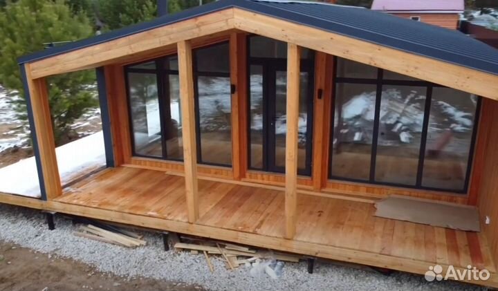 Модульный дом 80м2 с двумя спальнями