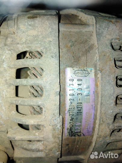 Электрогенератор от автомашины Toyota-Hiqhlander