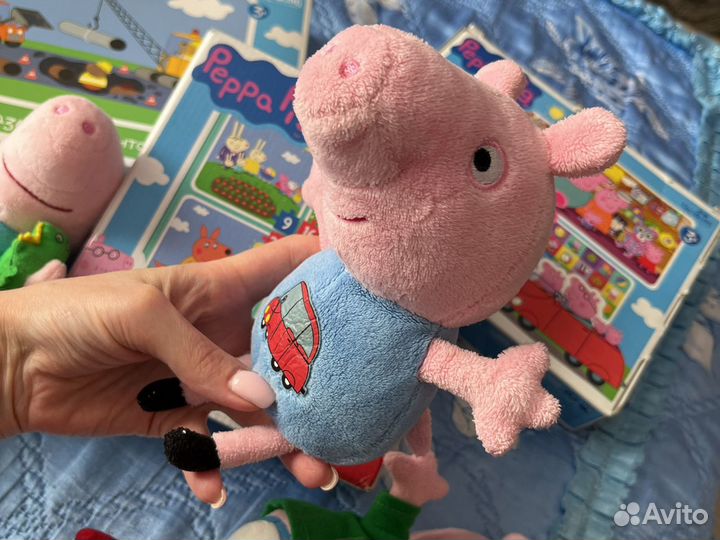 Свинка Peppa Pig (пазлы + игрушки)