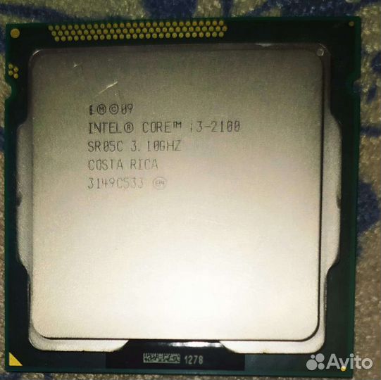Процессор intel core i3 2100