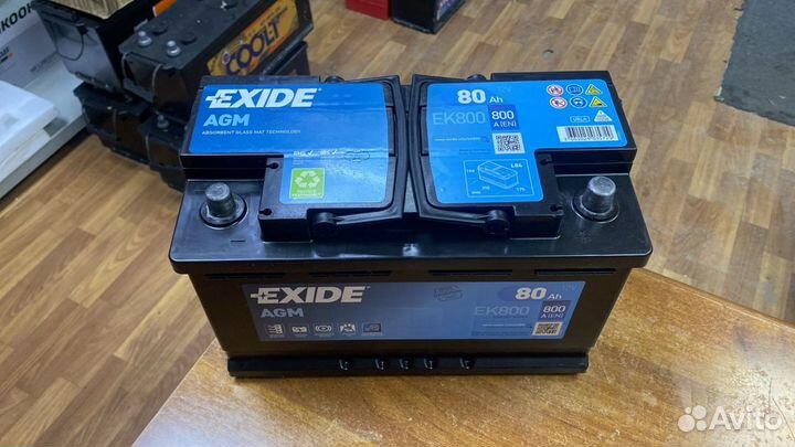 Аккумулятор Exide AGM 80 ач EK800