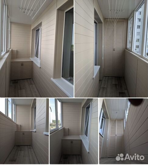 Обшивка балконов и лоджий вагонкой или панелями