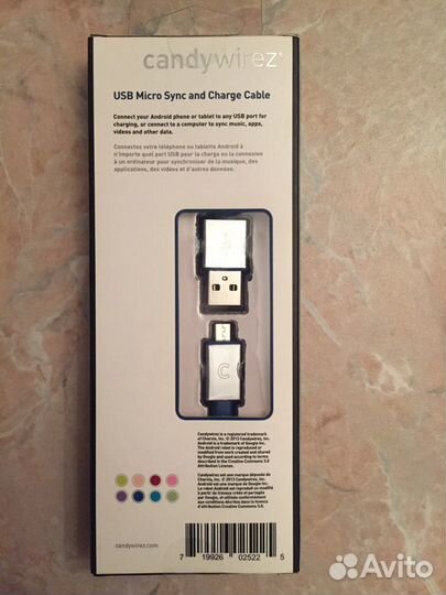 Кабель usb micro