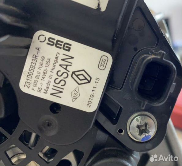 Генератор nissan almera g15