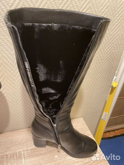 Сапоги женские натуральная кожа 37, 37,5