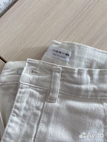 Джинсы белые для девочки