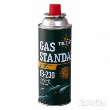 Баллон газовый цанговый tourist standard 230 г