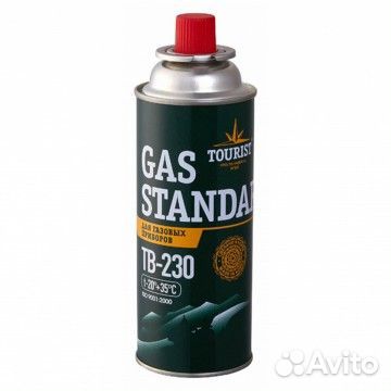 Баллон газовый цанговый tourist standard 230 г