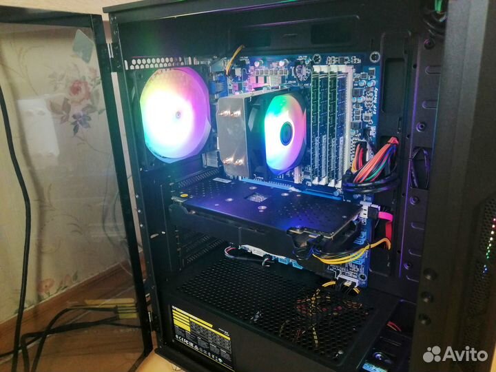 Игровой пк, i7, RX570, 16gb, SSD, HDD