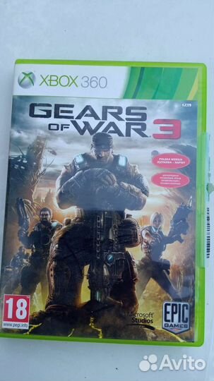 Halo 4 и gears of war 3 Xbox 360