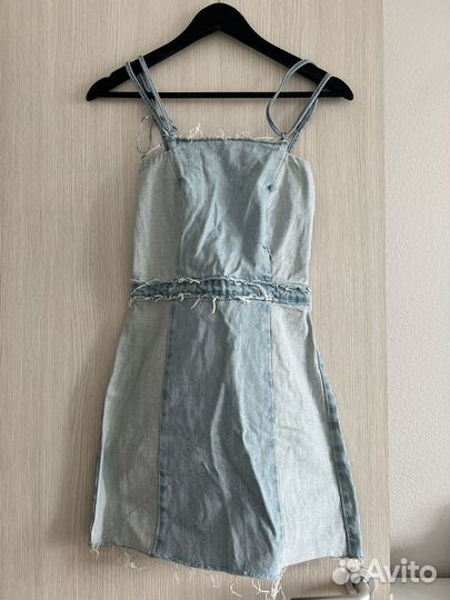 Джинсовый сарафан zara