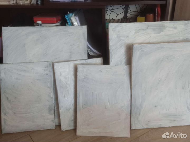 Холст на подрамнике грунтованный