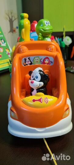 Развивающий автомобиль паровозик viteck