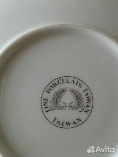 Тарелки-блюдца фарфор taiwan
