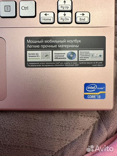 Ноутбук sony vaio i3 SVS131G1DV, SVS1312E3R