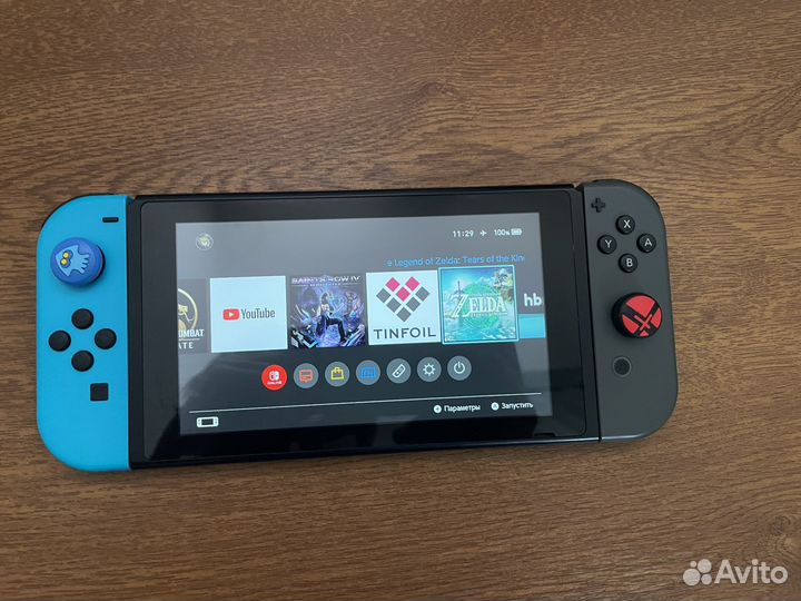 Nintendo Switch rev.2 прошитая