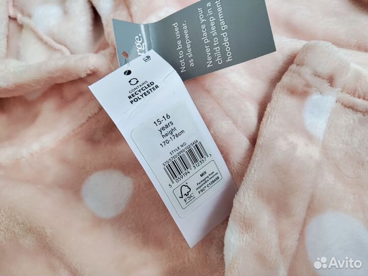 Новый плюшевый халат 170-176 George