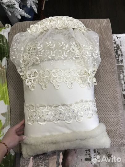 Конверт зимний на выписку