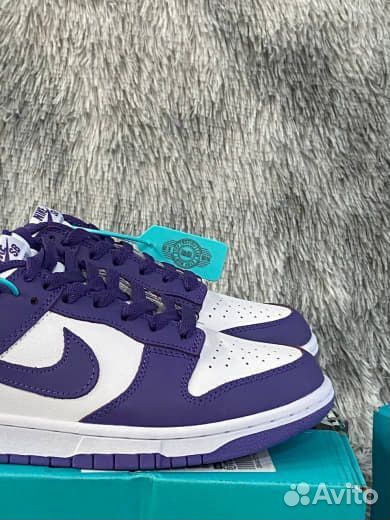 Nike Dunk Low Court Purple Фиолетовые Оригинал Poi