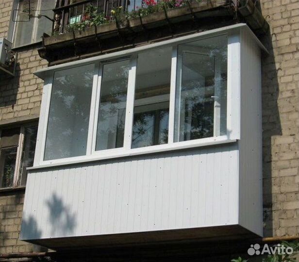 Пластиковый балкон от завода