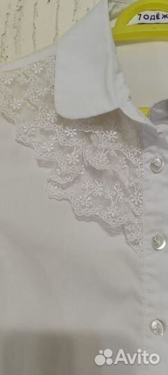 Школьная блузка для девочки 116