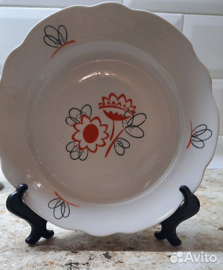 Тарелка фарфор винтаж