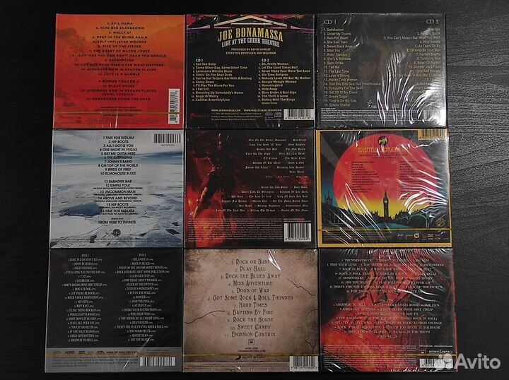 Bonamassa Rolling Stones Deep Purple Dio AC/DC 2CD