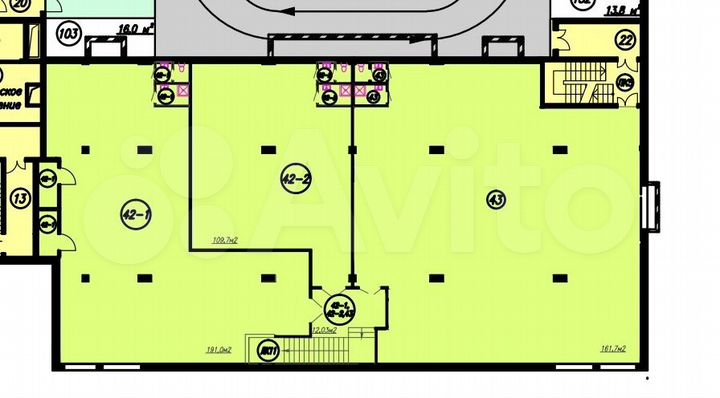 Сдам торговое помещение, 312 м²