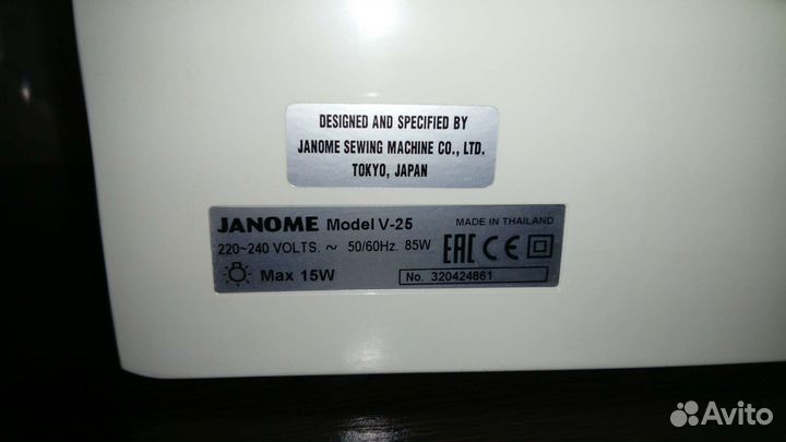 Швейная машинка janome V25 новая
