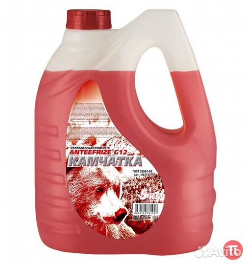 Антифриз g12 красный Камчатка 5л