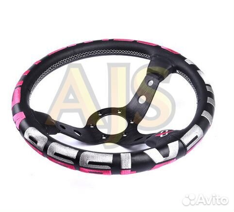 Руль спортивный Vertex 1996 вынос экокожа без перф