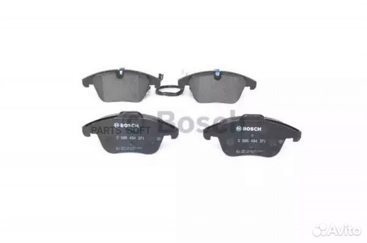 Bosch 0986494371 Колодки торм диск к-т Citroen C5
