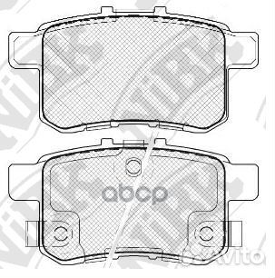 Колодки тормозные дисковые honda accord 2.4 200